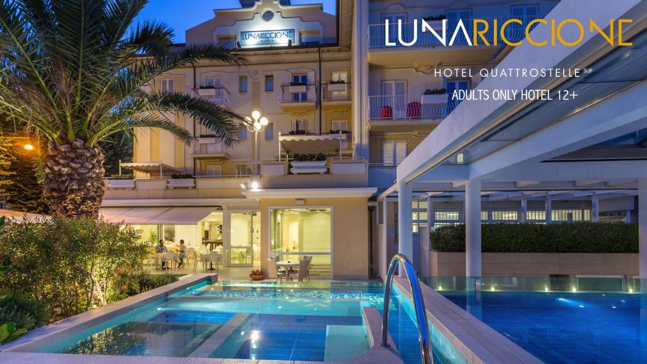 Hotel Luna Riccione E Aqua Spa Only Adults +12 Экстерьер фото